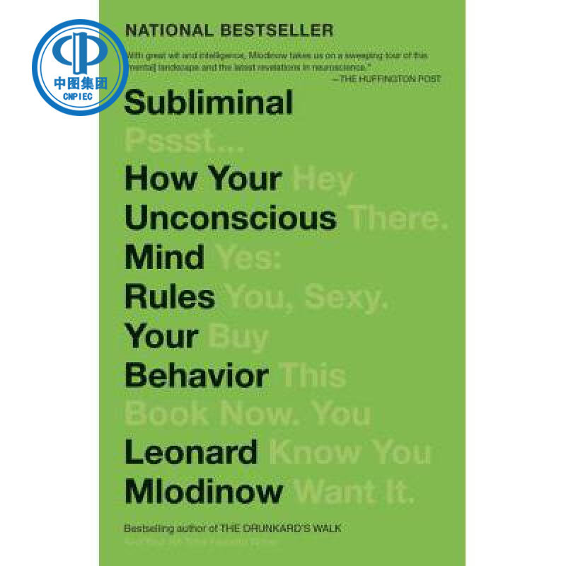 现货 Subliminal: How Your Unconscious Mind Rule...