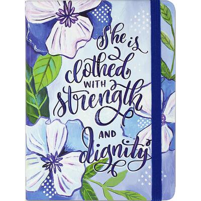 她披戴着力量和尊严 笔记本 日记本 文创周边 Peter Pauper Press 无酸纸 英文原版  She Is Clothed with Strength and Dignity J