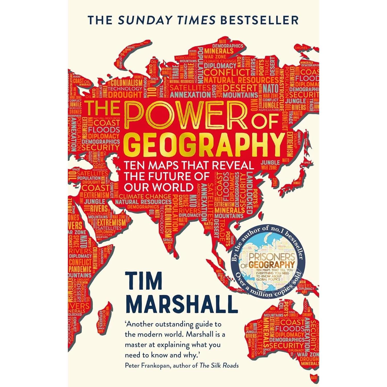 地理的力量 Tim Marshall 蒂姆·马歇尔 《地理的囚徒》续篇 英文原版 The Power of Geography