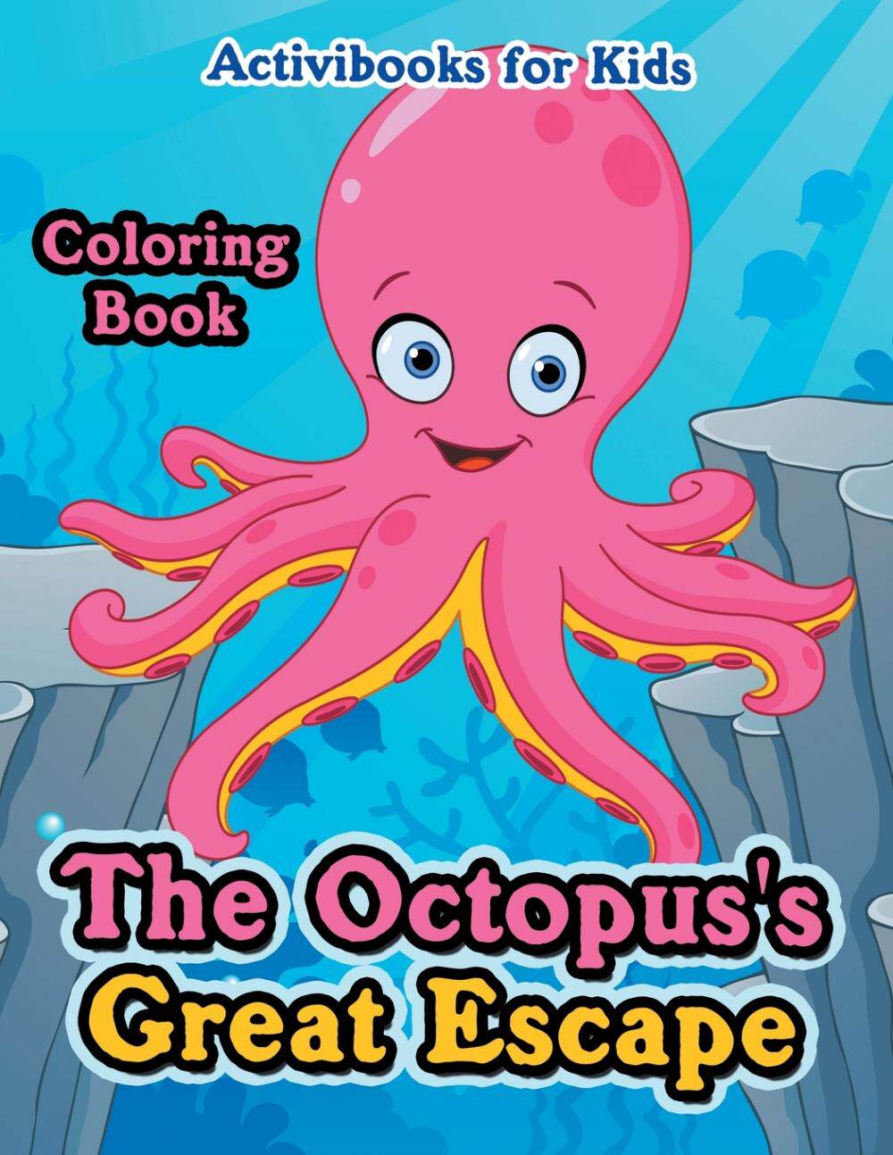 预售 按需印刷 the octopus s great escape coloring book 章鱼的大