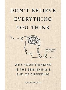 预售 不要轻信自己的想法 Joseph Nguyen 英文原版 Don't Believe Everything You Think