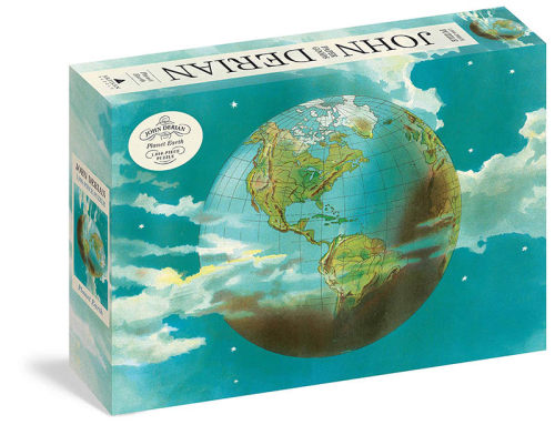 现货 约翰·德里安 地球拼图 1000片艺术拼图生日礼物 英文原版 John Derian Paper Goods: The World 1,000-Piece Puzzle