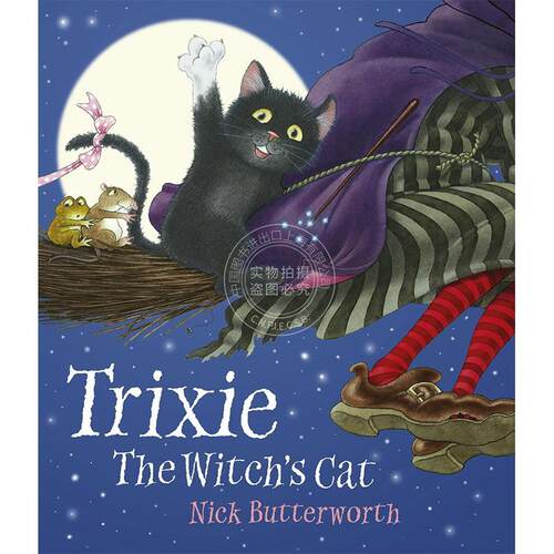 女巫的猫特里克茜 儿童绘本故事书 英文原版 Trixie the Witch's Cat 1-6岁