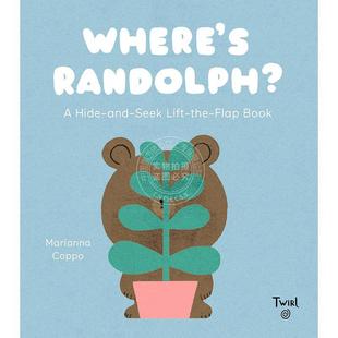 Randolph? 英文原版 儿童纸板翻翻书 3岁 兰道夫在哪儿 Where