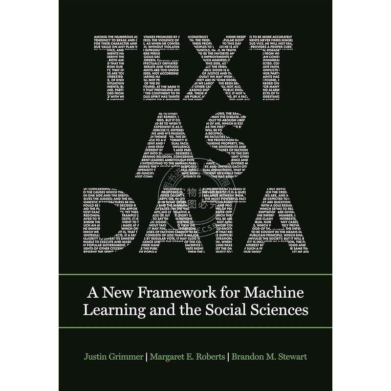 Text as Data文本即数据：机器学习和社会科学的新框架 普林斯顿