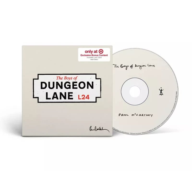 【中图音像】保罗·麦卡特尼 - 地牢巷的男孩们 (Target版)1CD