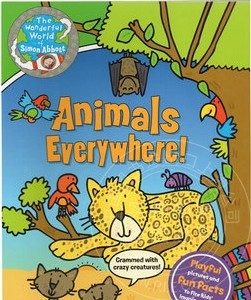 Abbott Everywhere动物启蒙认知 英文原版 World Wonderful 奇妙世界 儿童科普知识绘本The Animals 现货 Simon 西蒙阿尔伯特