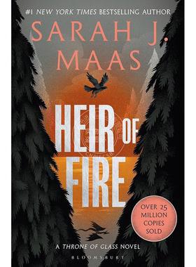 玻璃王座3 火心传人 莎拉·J·马斯 Sarah J. Maas 奇幻小说 英文原版 Heir of Fire