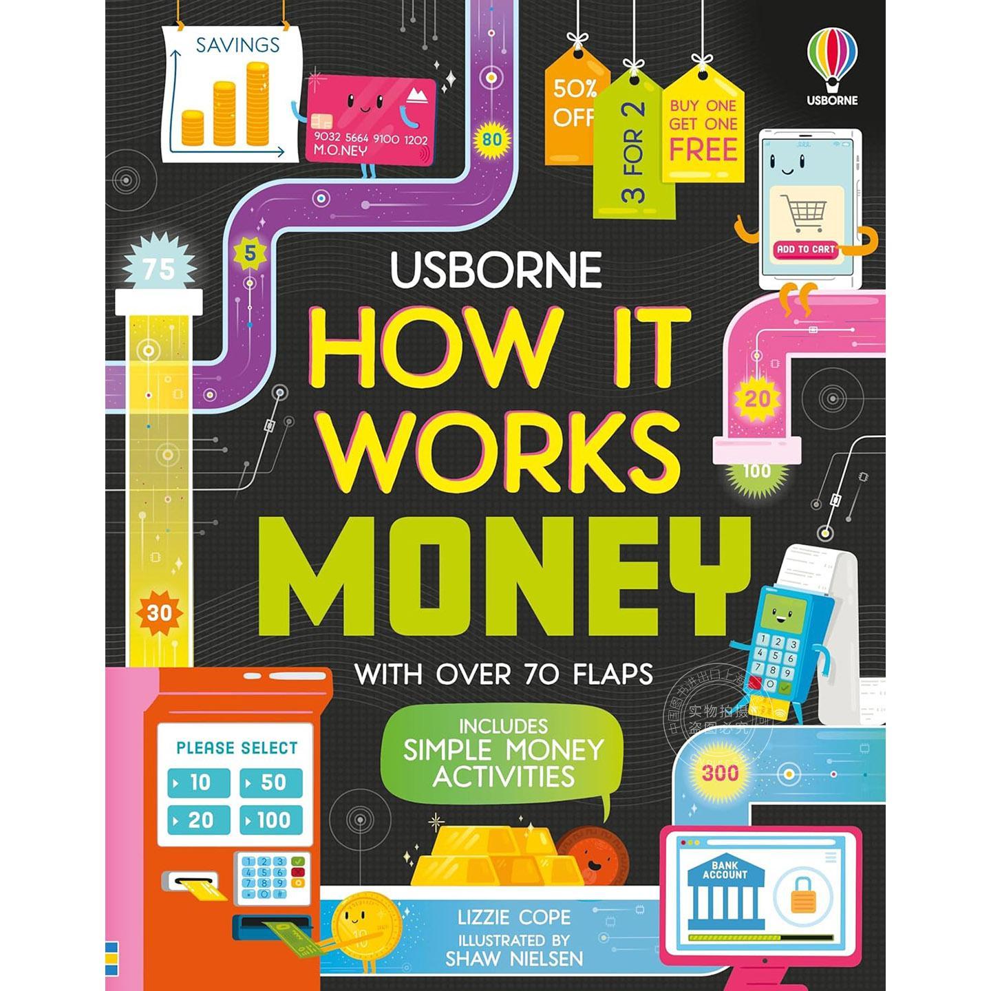 金钱的运作的原理 尤斯伯恩出版社 儿童科普读物 Usborne 英文原版 How It Works: Money 7-9岁