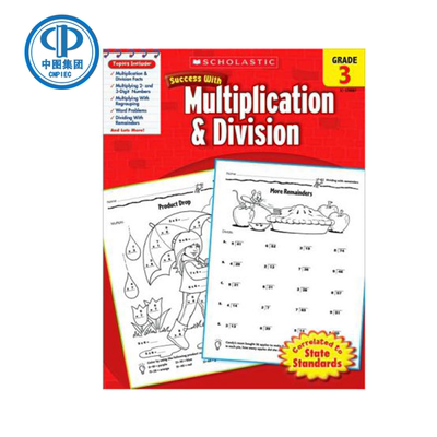 现货 Scholastic Success with Multiplication & Division, Grade 3 第三级 乘法和除法