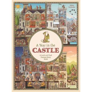 Year 一年 英文原版 城堡里 奇幻故事书 Castle 边看边找 9岁 儿童绘本故事书 the