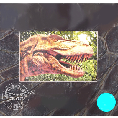 现货 恐龙 3D立体 会动的书 英文原版 Dinosaur: A Photicular Book 光与影视觉儿童书 光与影视觉系列 3D立体会动的书 精装
