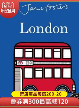 现货 中图原版 简·福斯特的伦敦 Jane Foster’s London 英文绘本 儿童读物