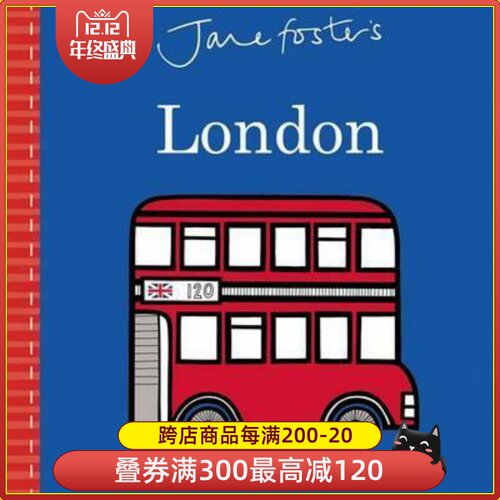 现货 中图原版 简·福斯特的伦敦 Jane Foster’s London 英文绘本 儿童读物
