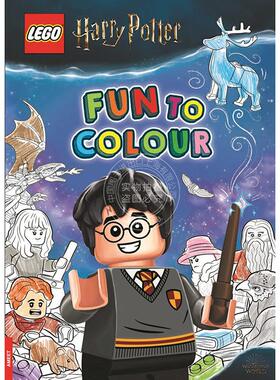 现货 乐高-哈利波特:色彩的乐趣 活动与玩具书 乐高拼装玩具 英文原版 LEGO Harry Potter: Fun to Colour