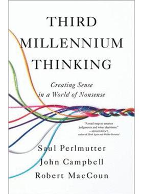 现货 第三个千年的思考：在无意义的世界中创造意义 英文原版 Third Millennium Thinking: Creating Sense in a World of Nonsens
