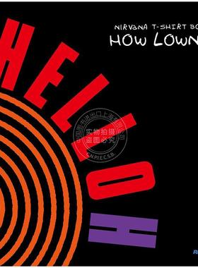 进口日文 NIRVANA复古T恤图鉴 涅槃乐队  NIRVANA T SHIRT BOOK HOW LOWNG