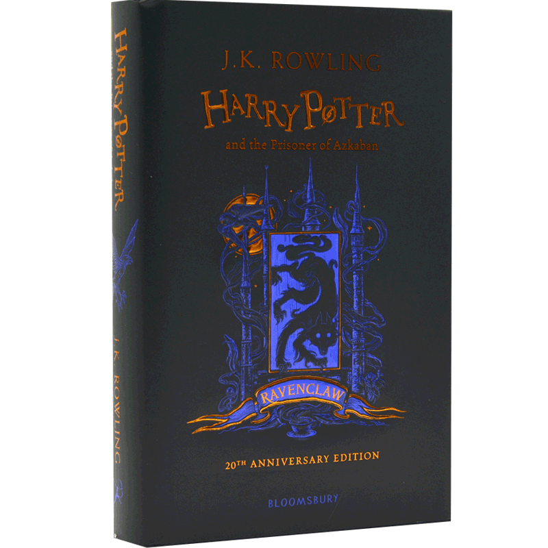 现货 哈利波特与阿兹卡班的囚徒 20周年纪念精装 英文原版 Harry Potter Azkaban-Ravenclaw Edition 拉文克劳 鹰院 J·K·罗琳
