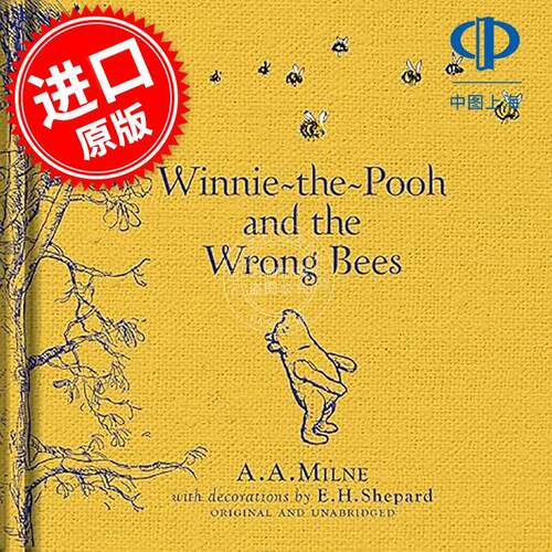 现货 小熊维尼和错误的蜜蜂 儿童绘本故事书 米尔恩 英文原版 Winnie-the-Pooh and the Wrong Bees 5-9岁