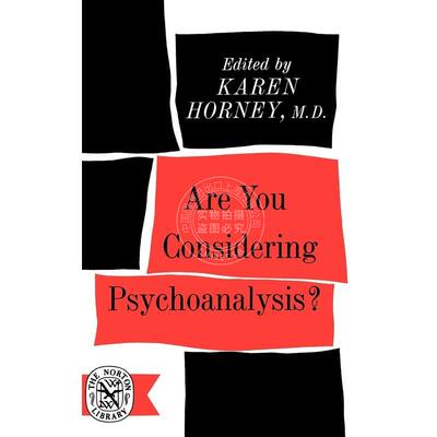 预售 按需印刷 Are You Considering Psychoanalysis?
