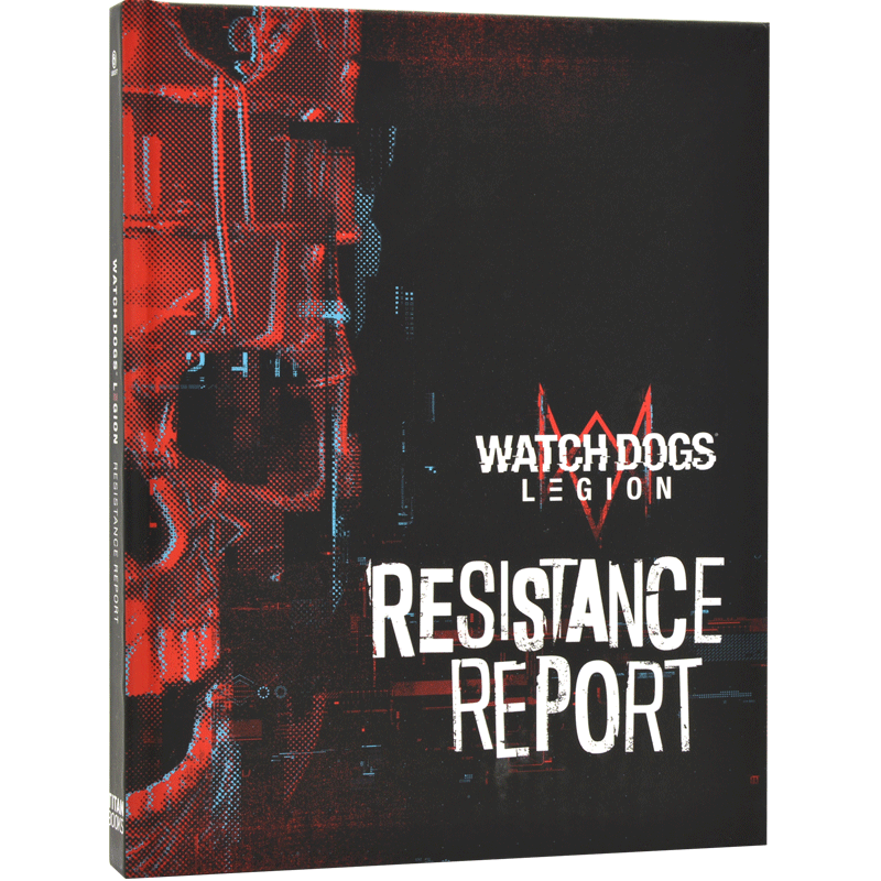 现货 看门狗军团：抵抗报告 英文原版 Watch Dogs Legion: Resistance Report Ubisoft 育碧游戏周边设定 精装