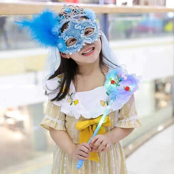 Детская маска, выпускной вечер, стиль «принцесса», наряжаться