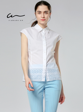 CARABLUE正品通勤百搭女款上衣KB191MWB0045