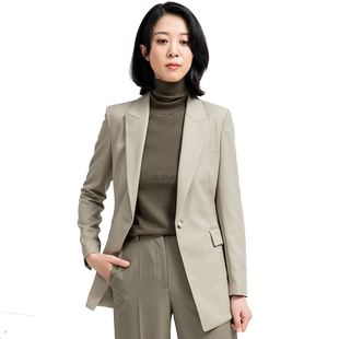 cara blue 喀啦 女西服上衣 女装时尚职业通勤OL修身KB223MWJ0103