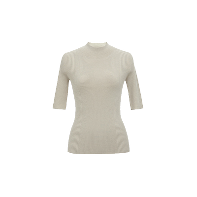 喀啦CARABLUE绵羊毛小高领针织衫