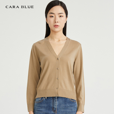 气质百搭修身针织开衫