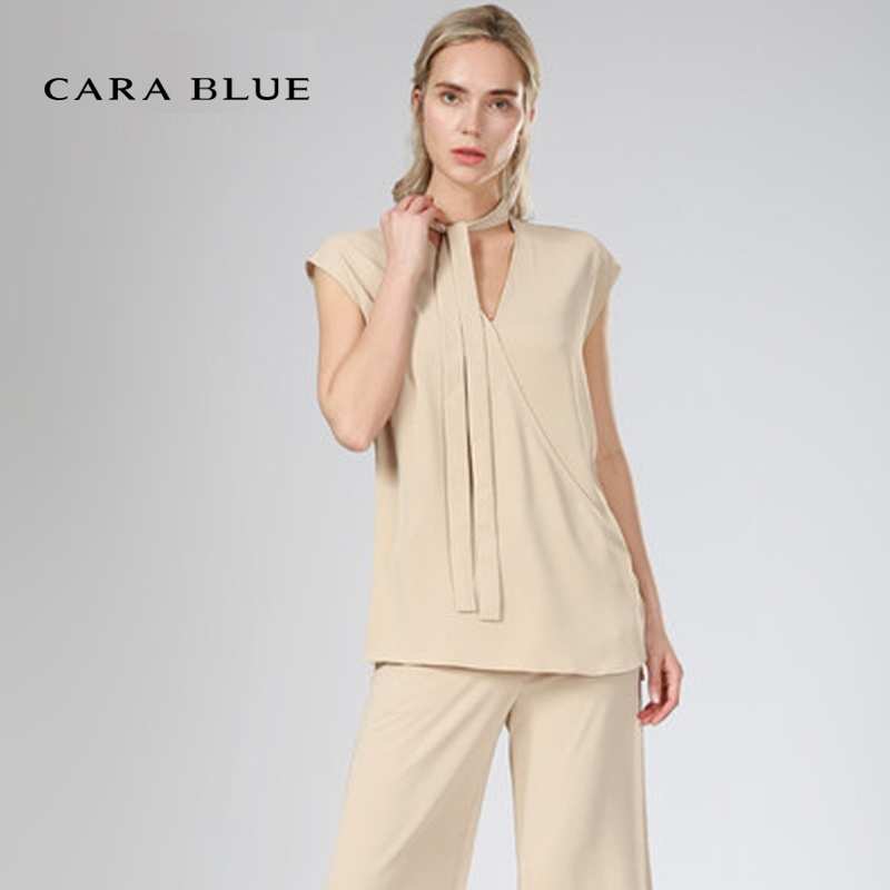 carablue正品女装休闲风衬衫