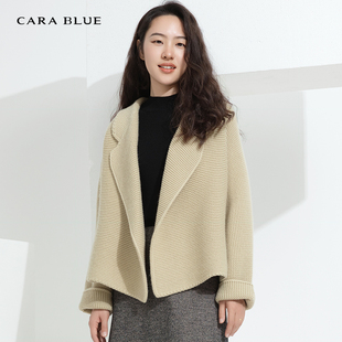 女装 慎拍 喀啦 cara 针织衫 休闲KB223MKC0017有色差 blue 时尚