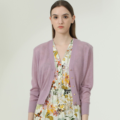 简约气质修身百搭针织开衫