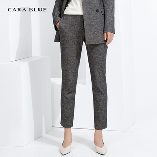 气质百搭修身 cara 女裤 喀啦 通勤KB223MWP0020 blue