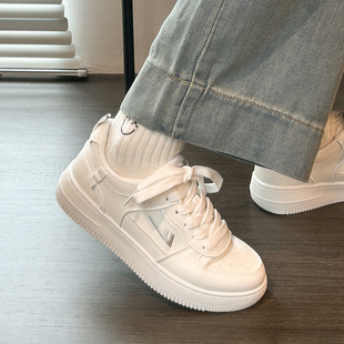 回力鞋子女款春夏季白鞋2025新款百搭小白鞋爆款学生平底小众板鞋