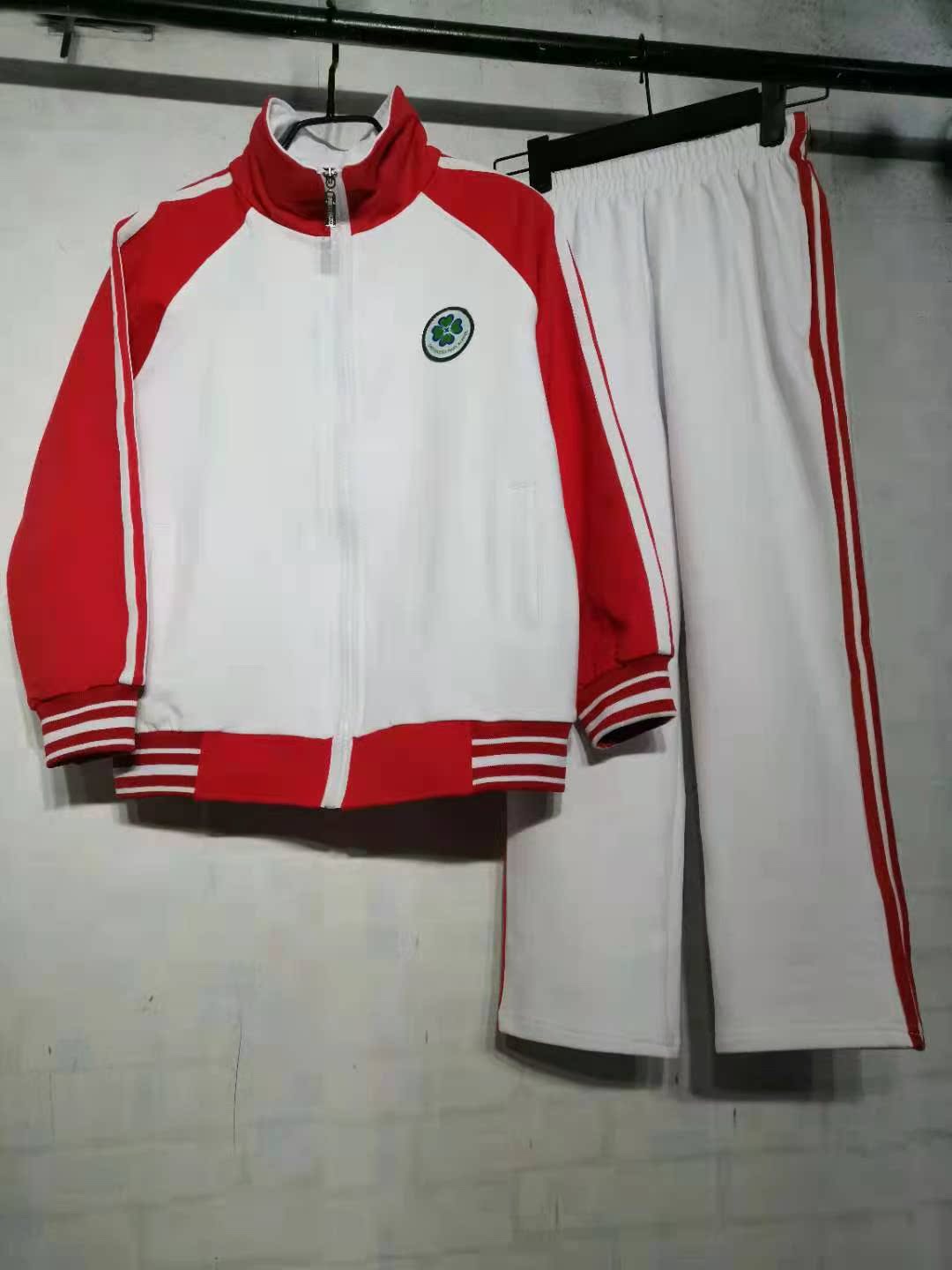 北京草桥纯棉草桥春秋校服