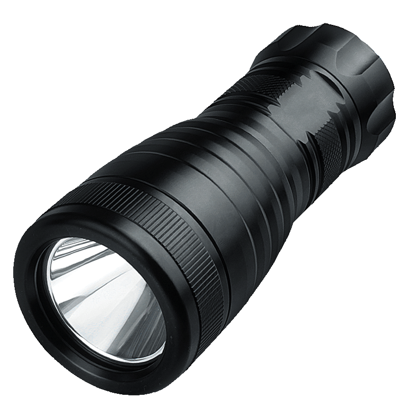 俱竞阳JY-DIV03潜水手电筒XML2休闲深潜单档白光防水强光远射