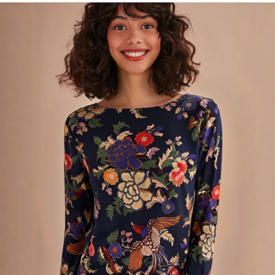 英伦欧货潮针织纯棉印花大码T恤