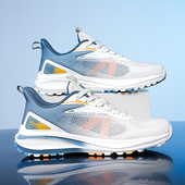 单网面学生青少年跑步鞋 运动鞋 男女夏季 薄款 男大码 透气中考体育鞋