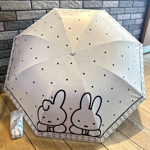 米菲三折迷你黑胶防晒晴雨伞