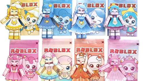 自制Roblox联名玩偶换装盲袋DIY女孩玩具益智解压趣味手工