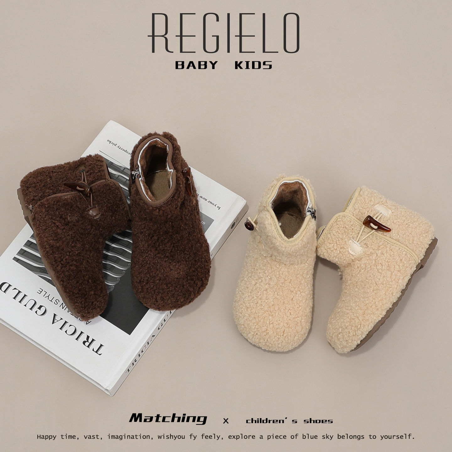 冬季女童二棉毛毛公主靴