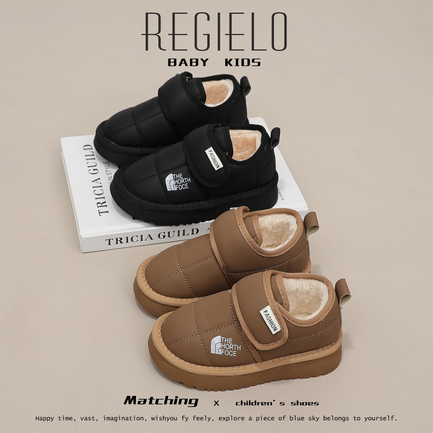 冬季儿童大棉加厚雪地靴