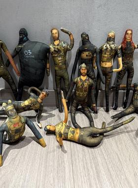 三角洲行动深蓝游戏周边四肢分离带骨架铁丝可活动抽象老鼠干玩偶