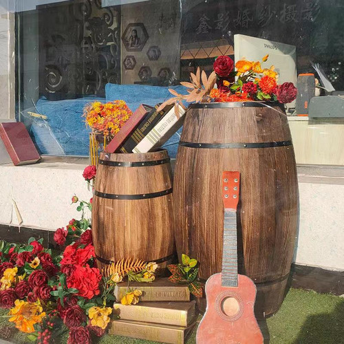 定制酒吧橡木桶酒桶装饰木桶道具