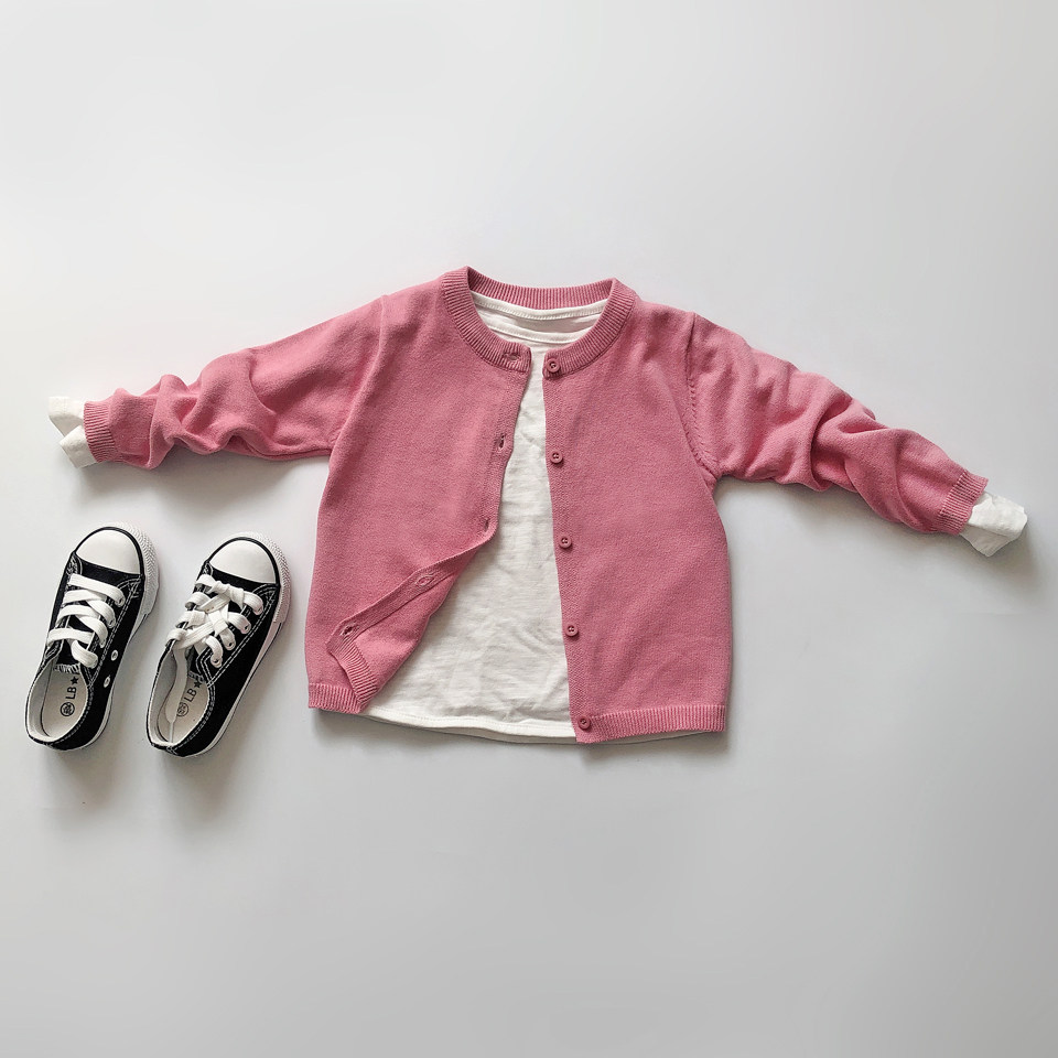 春夏薄款日系四季婴幼儿小女孩宝宝复古粉色棉线针织空调开衫外套,童装/婴儿装/亲子装,毛衣/针织衫,淘宝优惠券,粉丝福利购,淘宝优惠卷