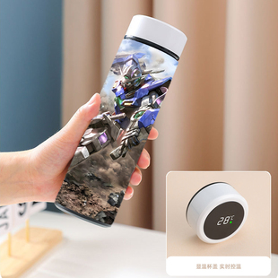 机动战士强袭自由高达红异端水杯GUNDAM动漫不锈钢保温杯学生杯子