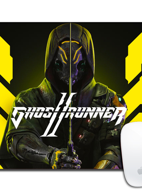 幽灵行者2Ghostrunner游戏周边电脑键盘桌垫小号赛博朋克风鼠标垫