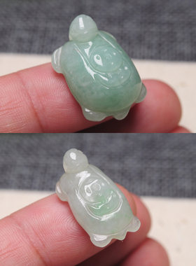 天然缅甸翡翠精品小乌龟