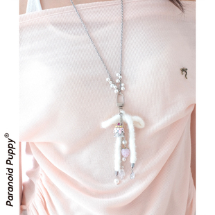 小众礼物cake·草莓蛋糕秋冬毛衣链原创设计感可爱甜妹洛丽塔项链